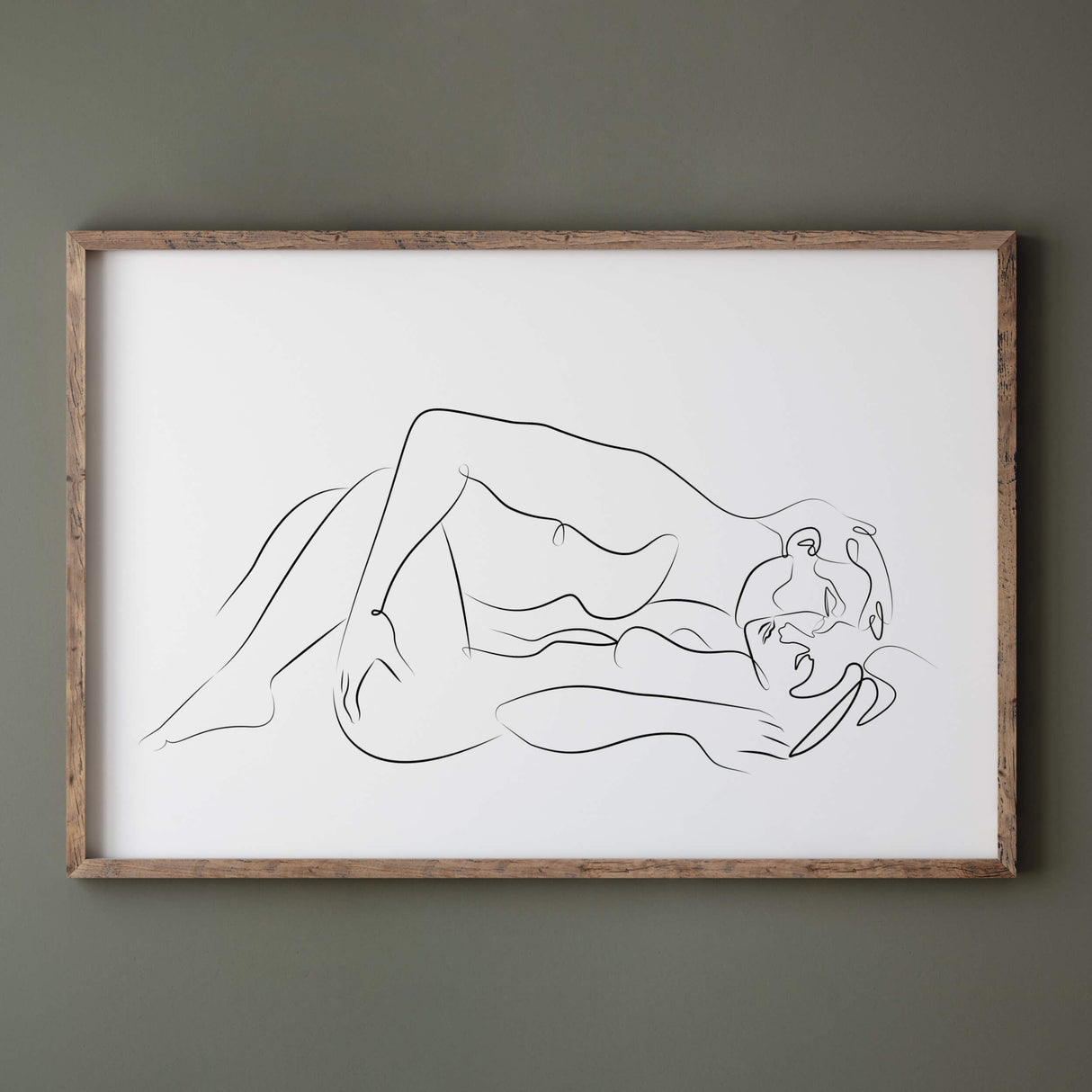 Erotic Line Art Print - 12. -   Horizontal