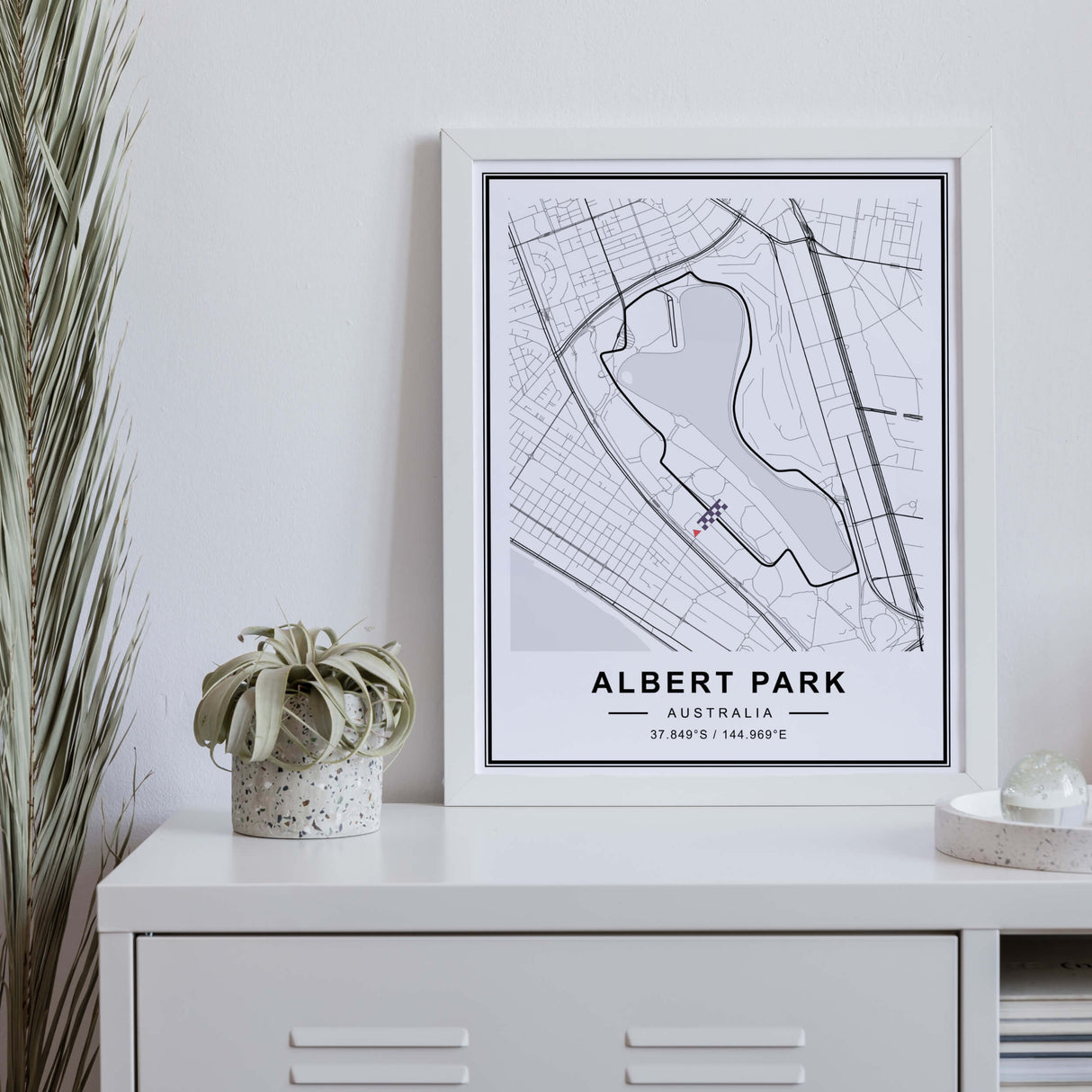 Albert Park F1 printable for living room, bedroom and office room decor.