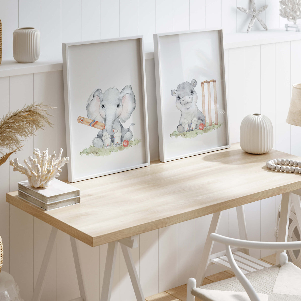 Cricket Nursery Prints - Set of 4