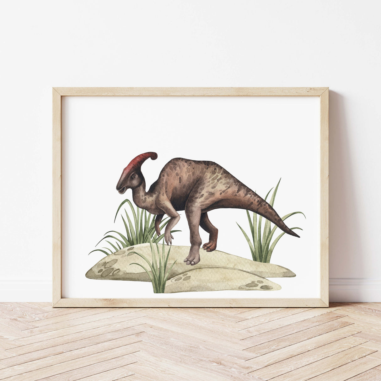 Dinosaur print for boys room decor.
