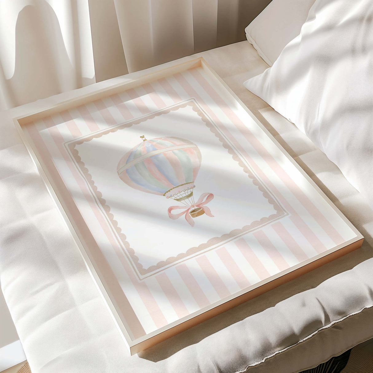 Set of carousel horse and unicorn digital download prints for kids room