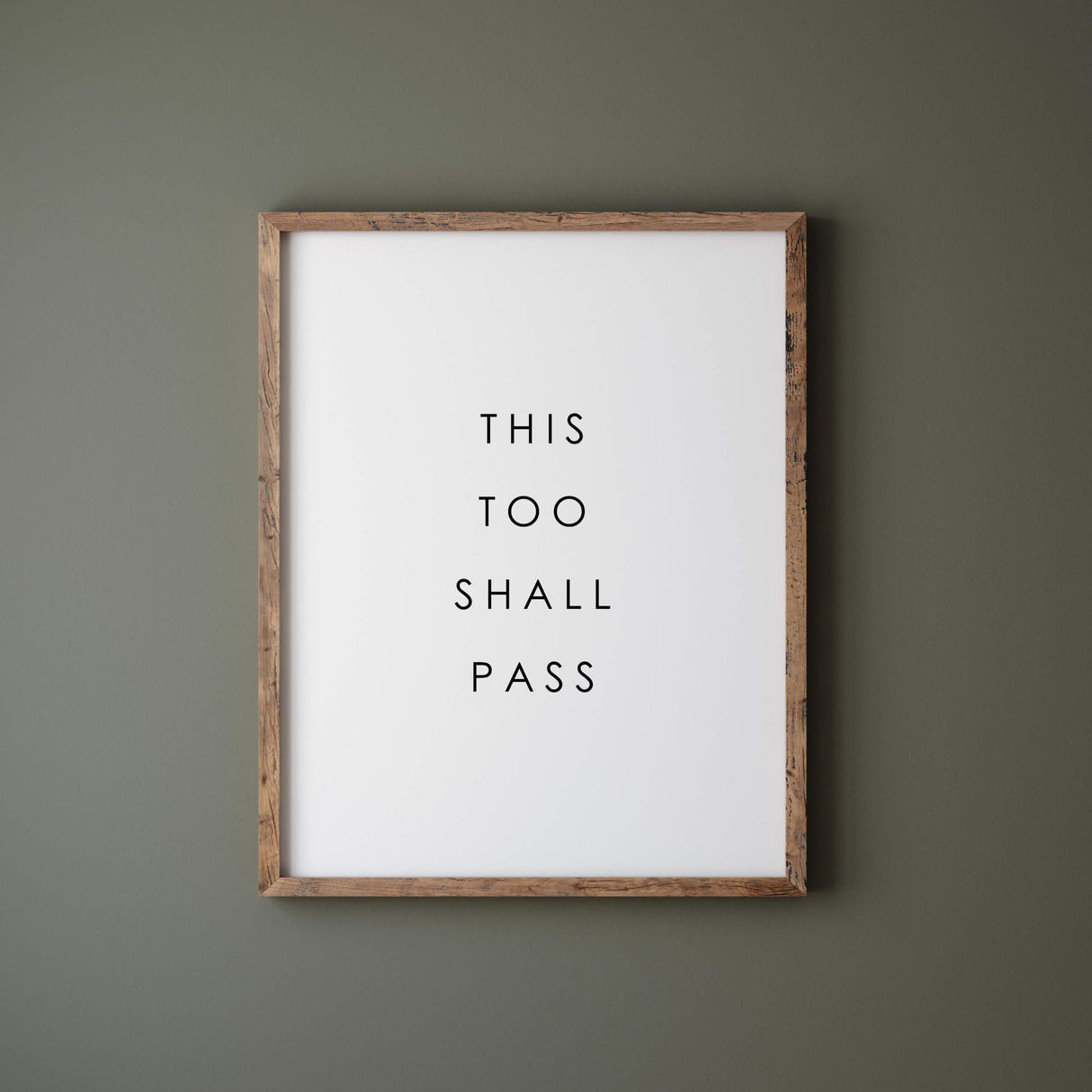 this to shall pass quote print for quote minimalist home decor