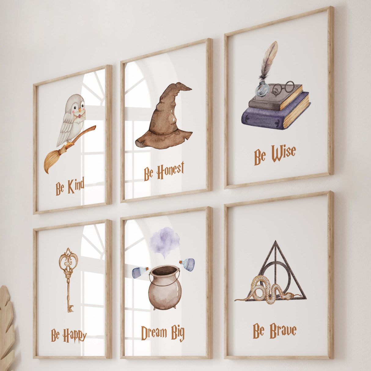Wizard Nursery Prints - Set of 6