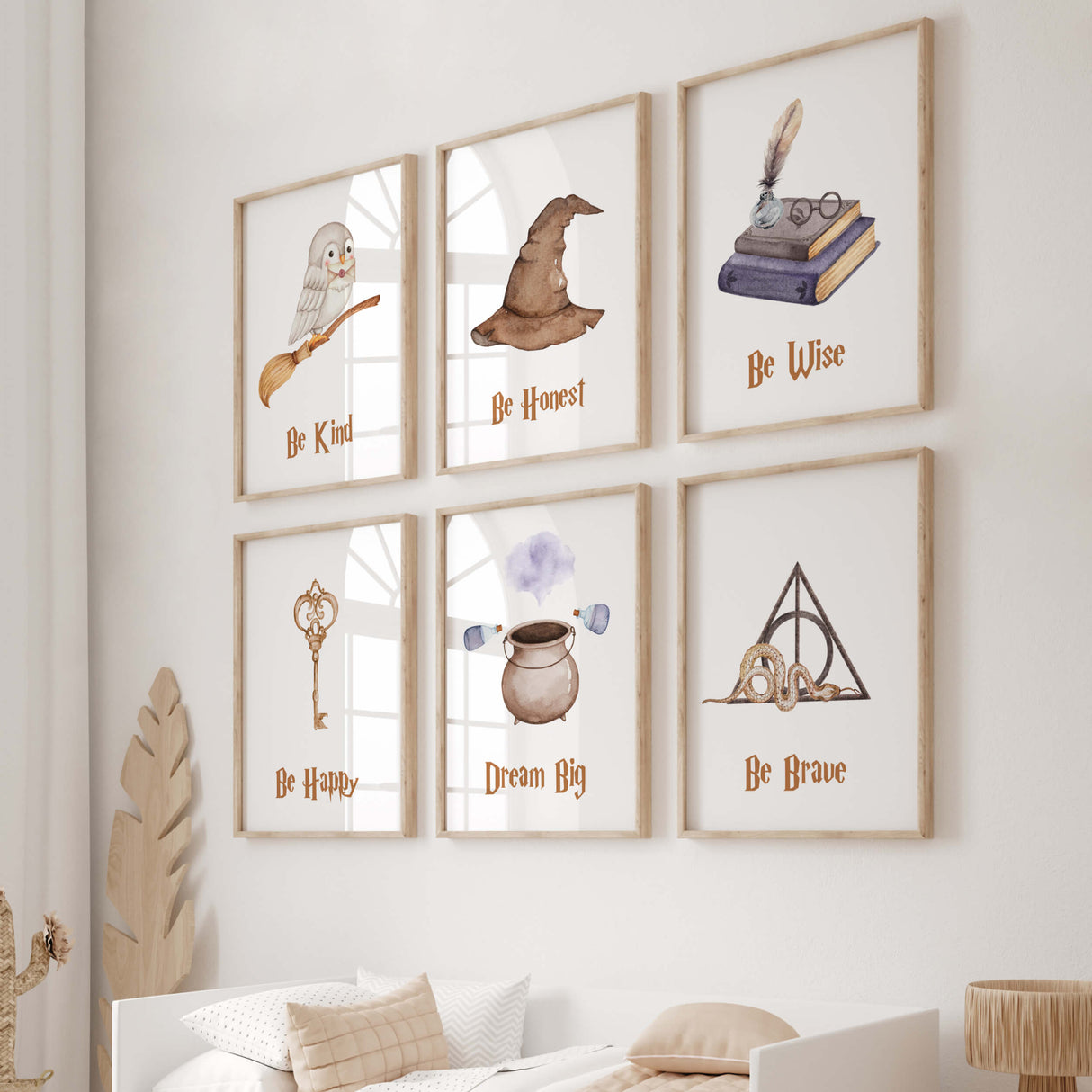 Wizard Nursery Prints - Set of 6