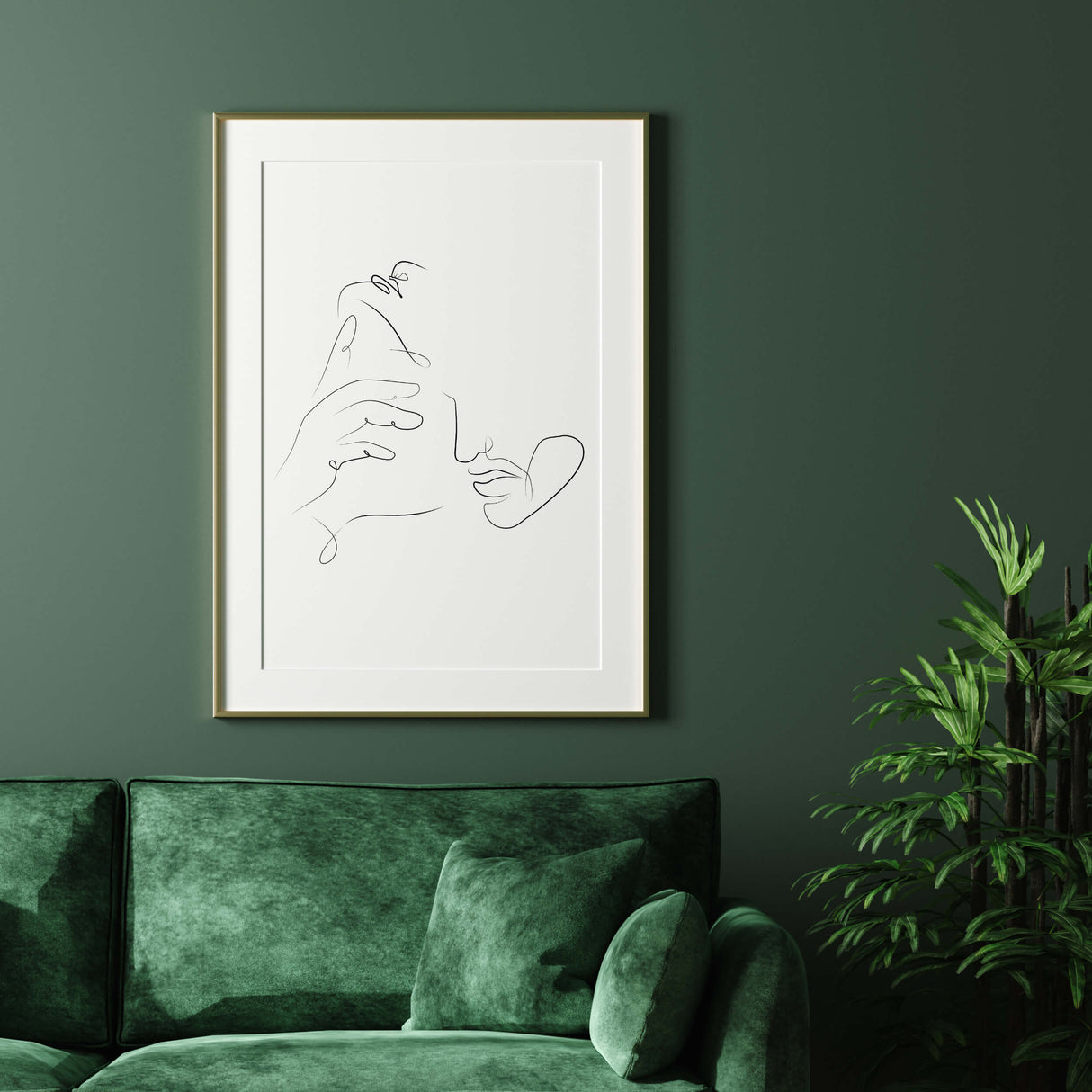 Erotic line art print for black and white minimlaist home decor, bedroom decor, sex home decor, living room decor.