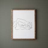 Sex line art print for minimalist home decor, living room decor, sex home decor, bedroom decor.