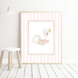 Pink blue printable baby room wall decor for girls or boys