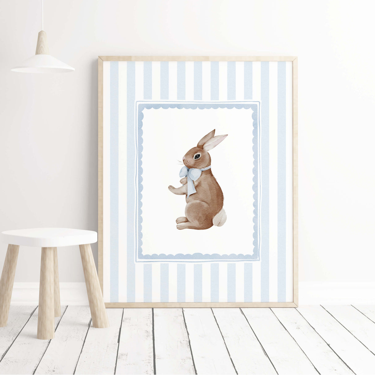 Printable baby boy room art with vintage animal theme for instant download.

