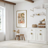 Watercolor Christmas print digital download for cozy modern home.