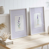 Purple cottagecore lavender wall art bundle for spring and home decor

