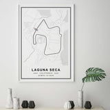 Raceway Laguna Seca motorsport circuit art printable ideal for any room decor, living room, garage, wall decor, office art and gift idea, man gift, father gift, birthday gift.
