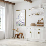 Lilac wildflower art prints perfect for modern and rustic homes

