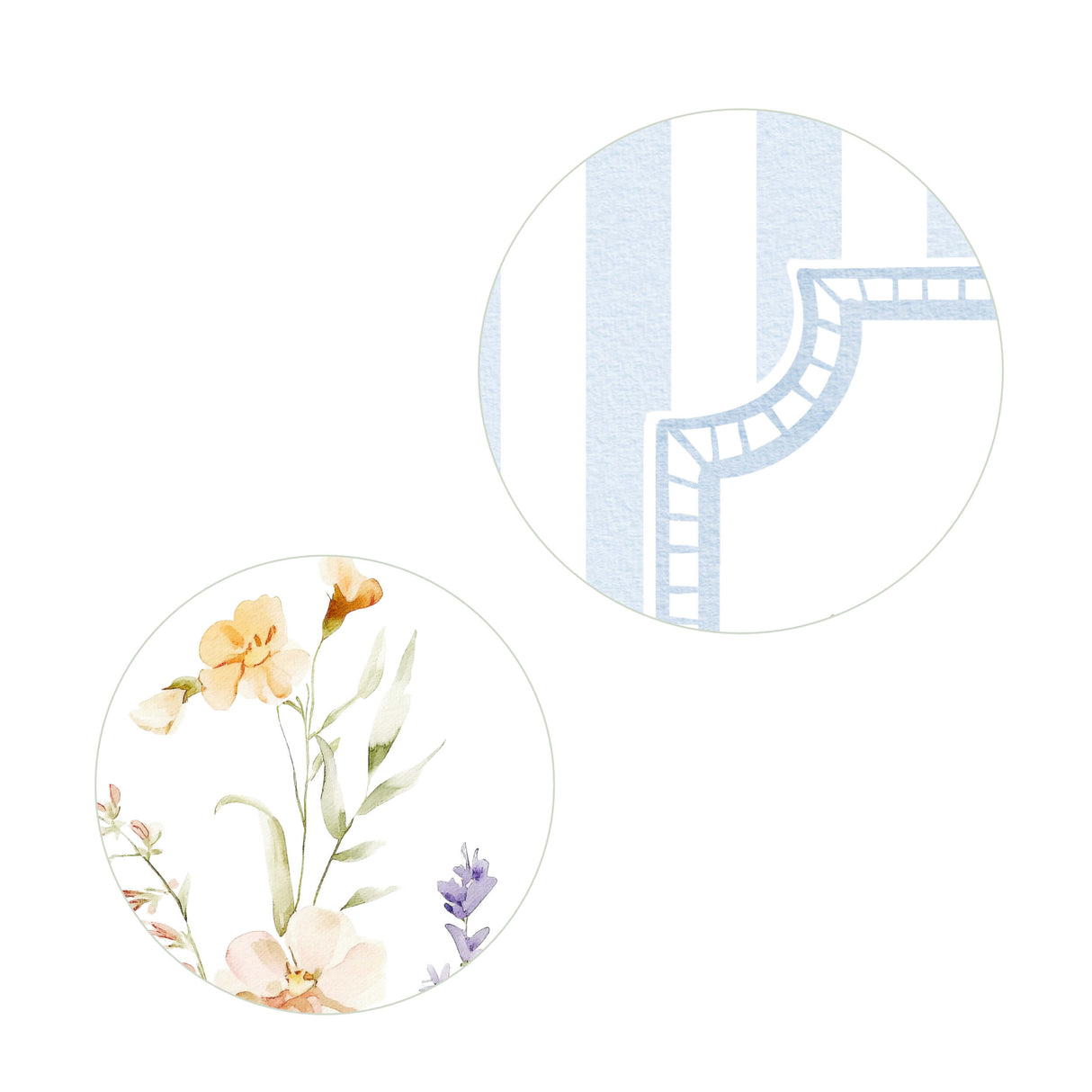 Set of 10 romantic wildflower printable art pieces for spring and summer decor


