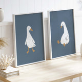 Fun and quirky digital goose prints pack for kids bedroom design

