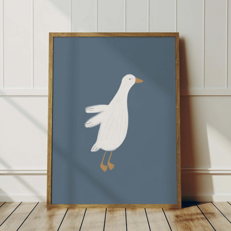 Goose illustration poster bundle perfect for animal-themed baby room

