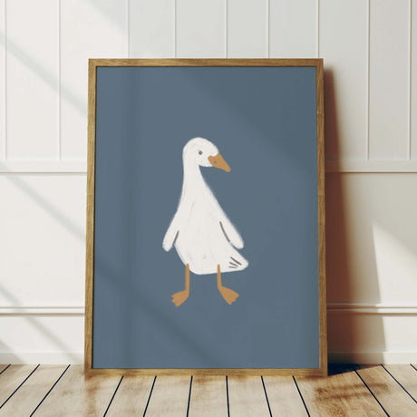 Set of 11 whimsical goose art prints in digital download format

