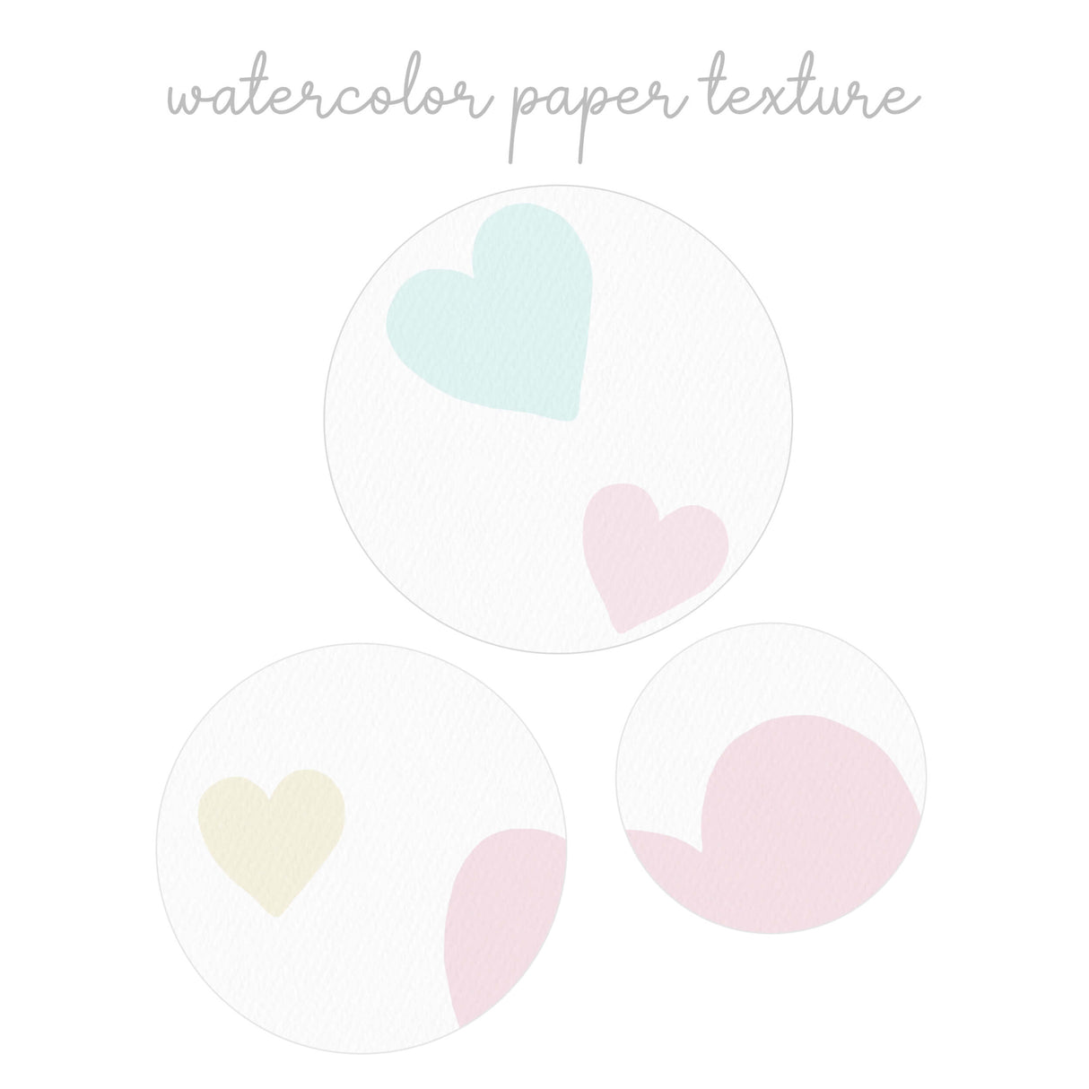Watercolor pastel hearts printable in pink, yellow, turquoise colors for valentine's day decor, pink home decor, red home decor, love home decor.